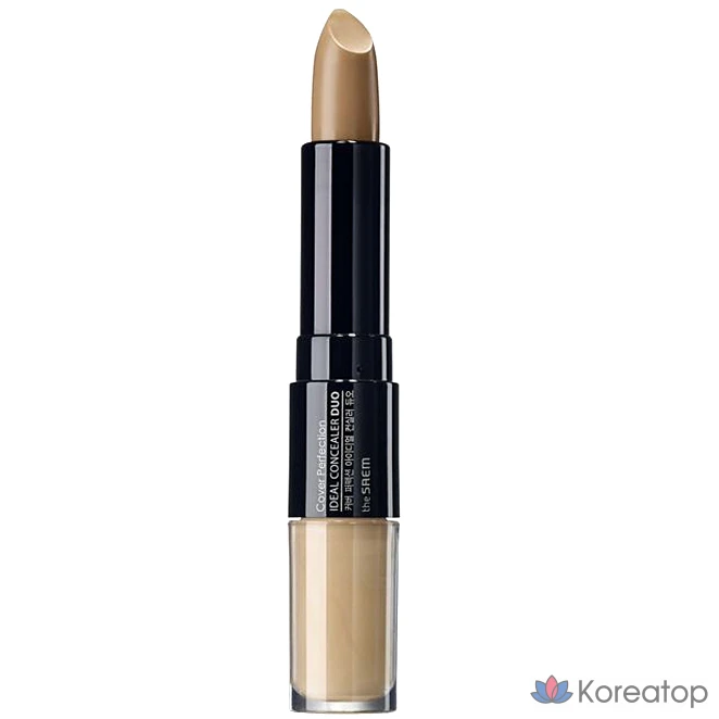 Консилер The Saem Cover Perfection Ideal Dual Concealer, № 2, насыщенный бежевый, 1 шт.