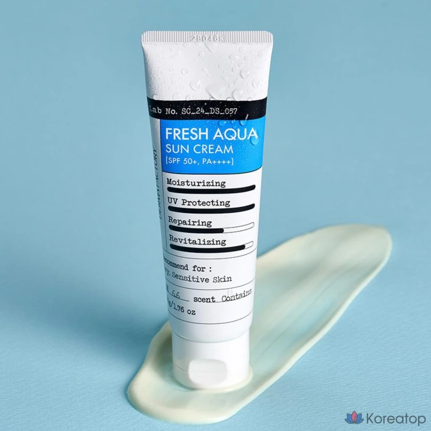 Увлажняющий солнцезащитный крем Derma Factory Fresh SPF50+ PA++++, 50 г, 1 шт.
