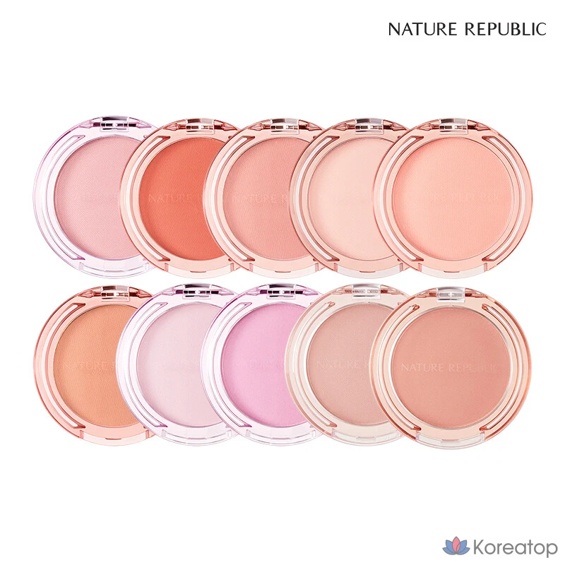 Румяна Nature Republic Flower Blusher, № 03, Грейпфрутовая сахарная вата, 1 шт.