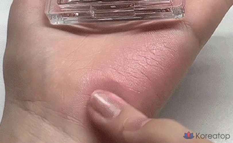 Запеченные румяна Glint by VDIVOV 2,4 г, 10 розовых кварцевых палеток, 1 шт., фото 7