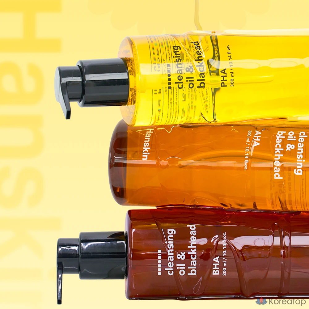 Очищающее масло HANSKIN от черных точек с AHA-кислотами, 300 мл, 1 шт.