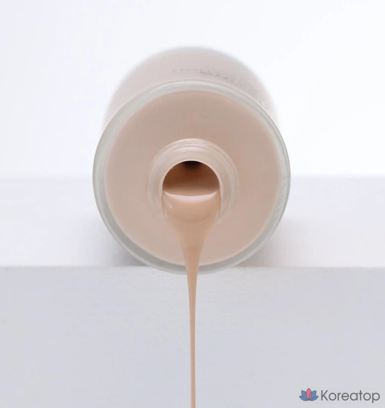 Тональный крем The Face Shop Ink Lasting Foundation Slim Fit, 30 мл, 1 шт., N201 Абрикосово-бежевый, фото 5