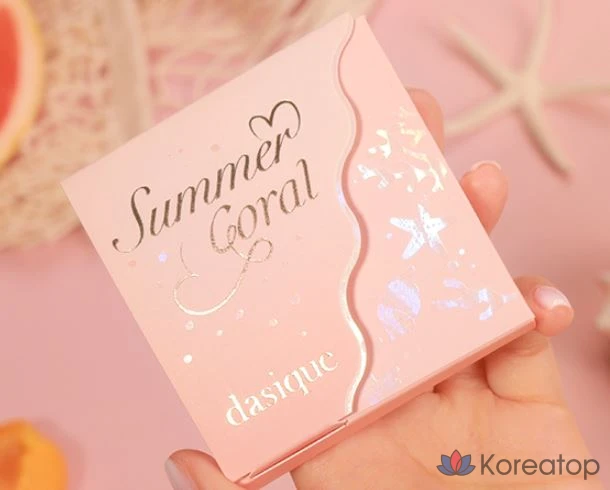 Палитра теней Dasique, оттенок 23 Summer Coral, 1 упаковка, фото 3