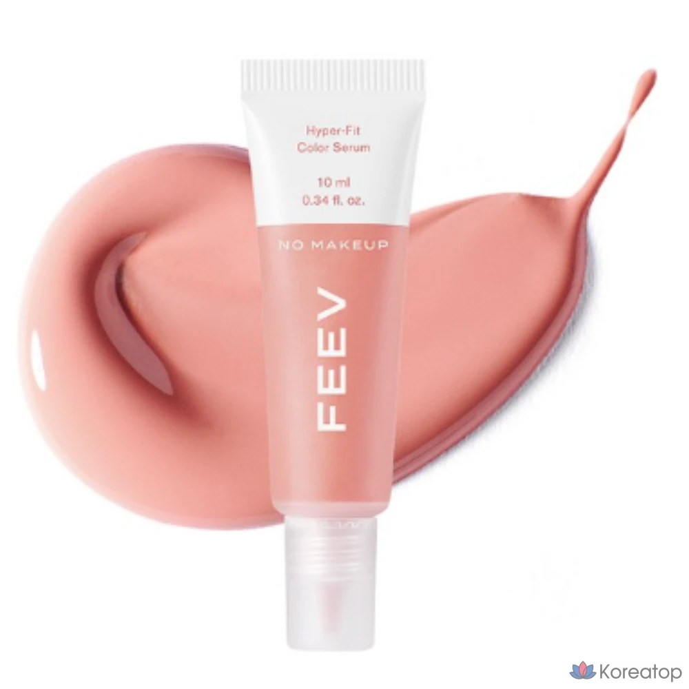 Румяна-сыворотка FEEV Color Serum Blusher 10 мл, эффект «без макияжа» (нежно-персиковый оттенок), 1 шт.