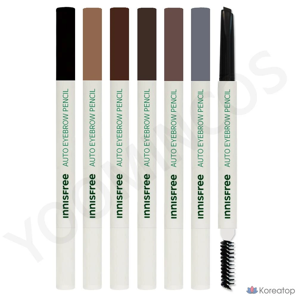 Карандаш для бровей Innisfree Flat Eyebrow Pencil, № 3, цвет Dreaming Dawn Gray, 1 шт.