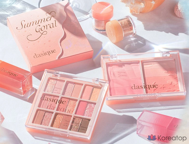 Палитра теней Dasique, оттенок 23 Summer Coral, 1 упаковка, фото 9
