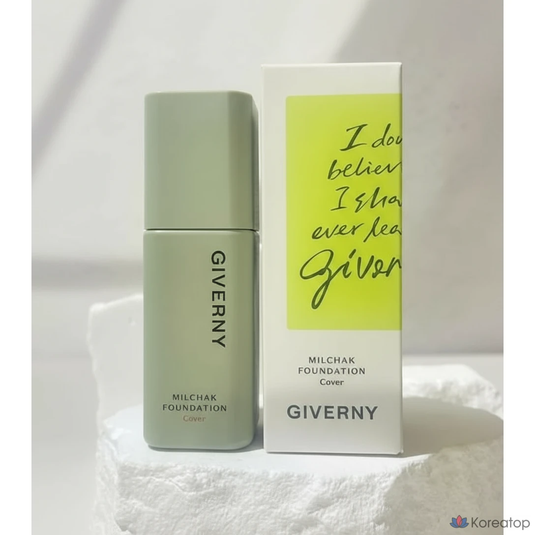 Тональный крем Giverny Close-Fit Cover Foundation Pore Cover Ultra-Close, 30 мл SPF 30 PA++, 1 шт.