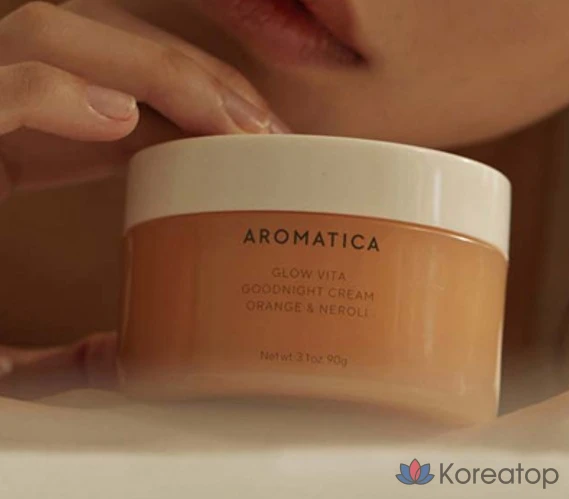 Aromatica Glow Vita Крем Goodnight Апельсин и Нероли, 90 г, 1 шт.