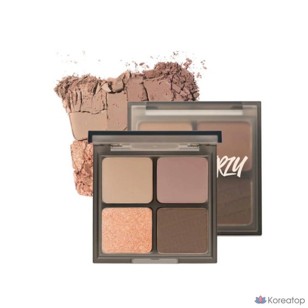 Палетка теней MERZY Mood Fit, оттенок S3 Drauzy Nude, 1 шт.