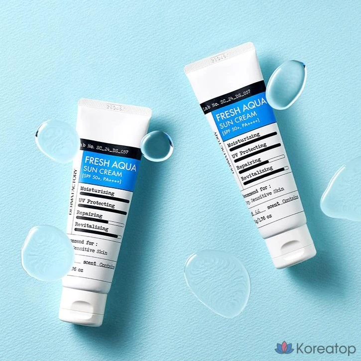 Увлажняющий солнцезащитный крем Derma Factory Fresh SPF50+ PA++++, 50 г, 1 шт.
