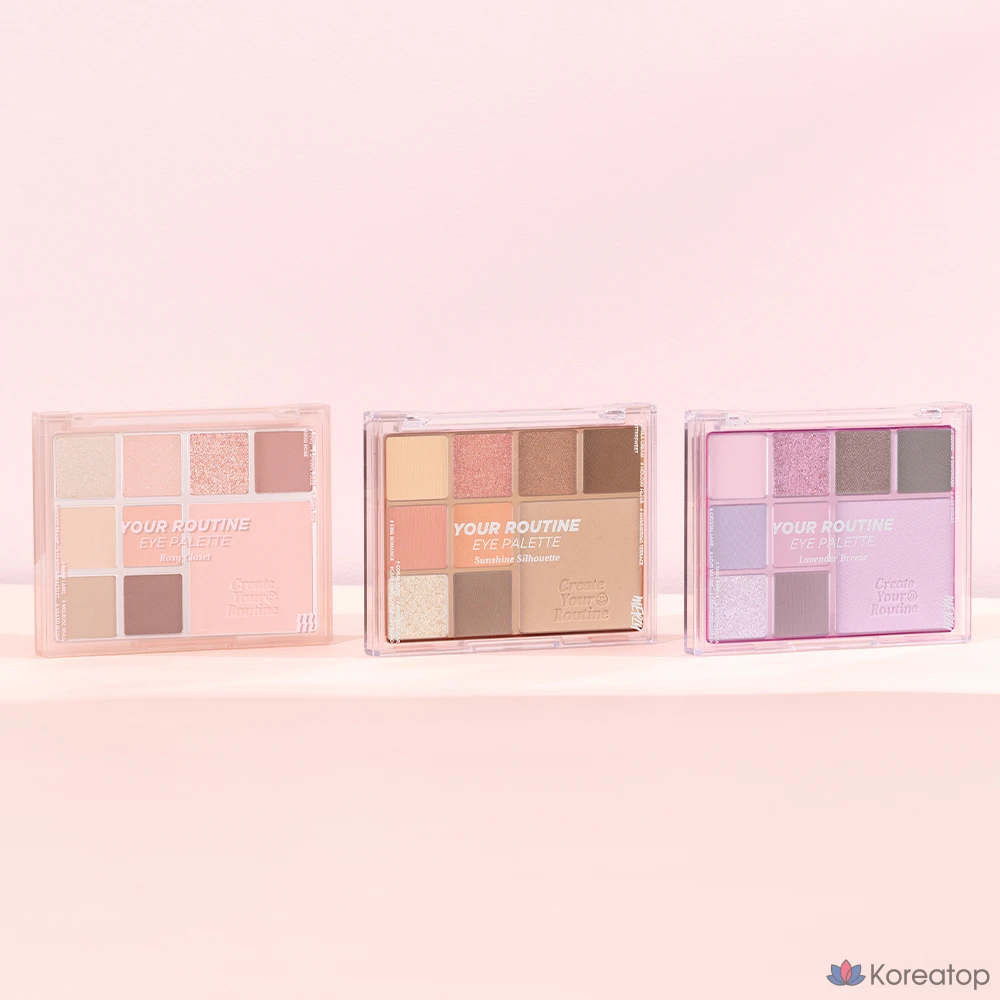 Палетка теней для век MERZY Your Routine Eye Palette, ROSY CLOSET, 1 шт., фото 9