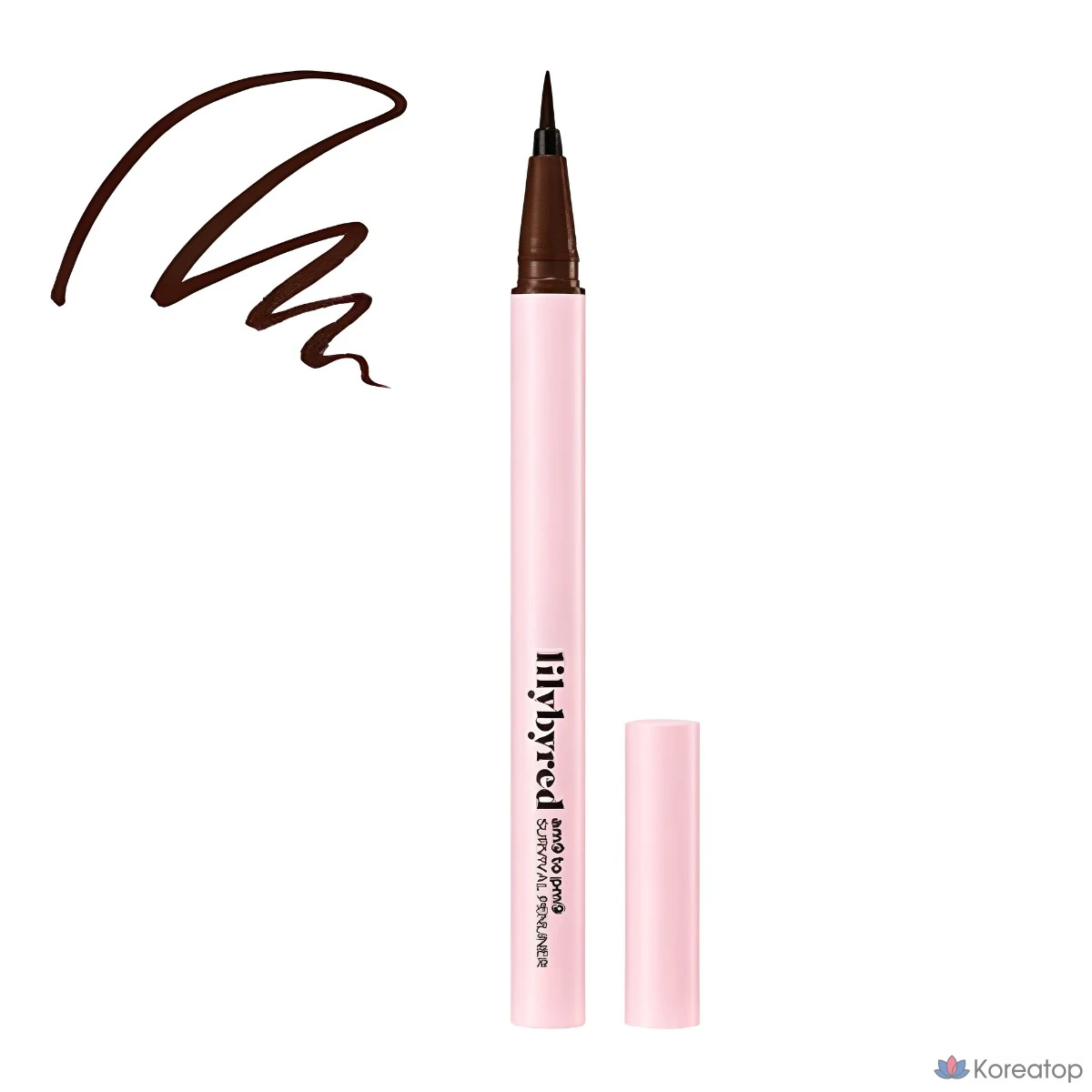 Ручка-лайнер Lilybyred Nine to Nine Survival Pen Liner, 0,6 г, матово-коричневая, 1 шт.