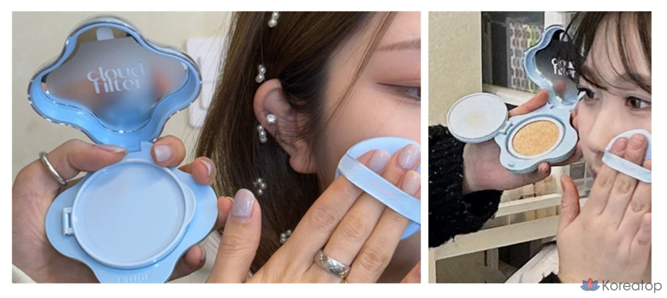 Аппликатор Etude House Cloud Filter Cushion, 15 г, № 21, цвет слоновой кости, 1 шт., фото 7