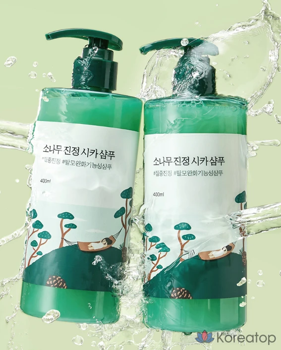 Шампунь Round Lab Pine Calming Cica, 1 шт., 400 мл