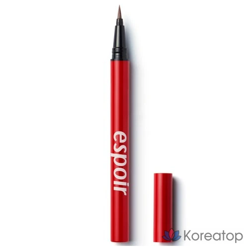 Подводка для глаз Espoir No-Merging Brush Eyeliner, 1 г, 2 оттенка Moody Brown, 1 шт.