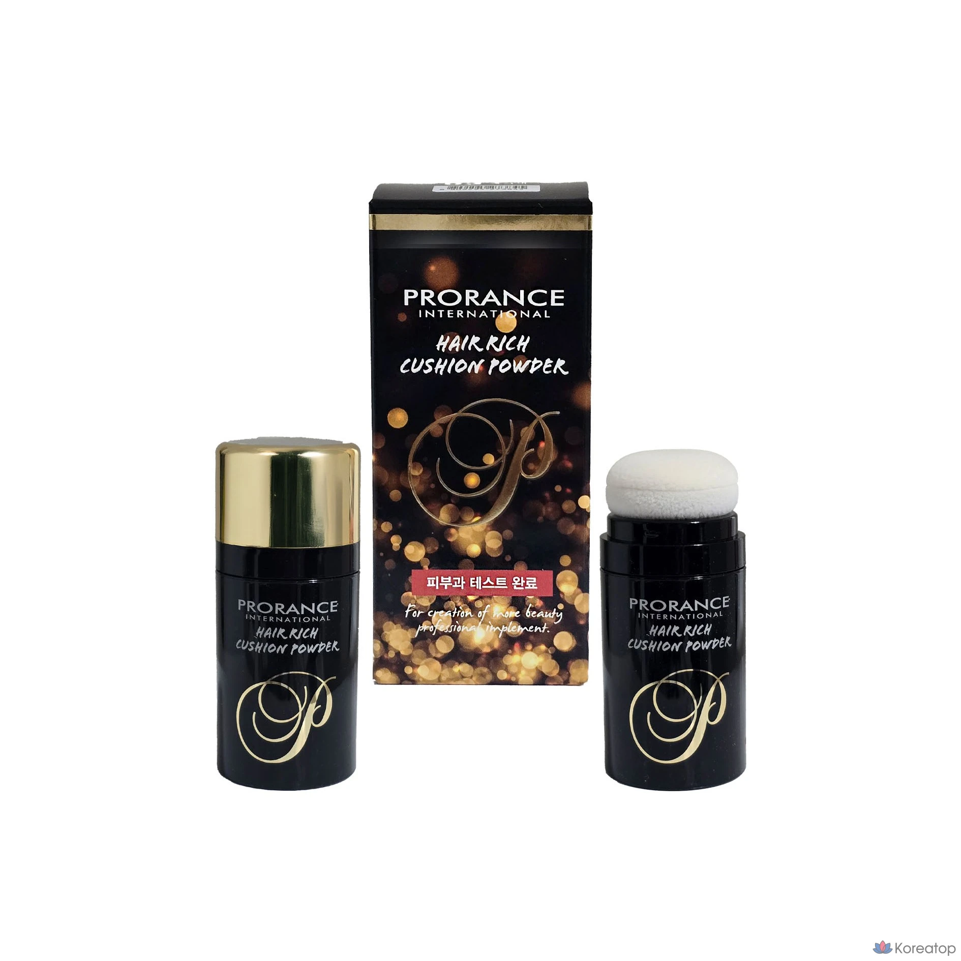 Пудра для волос Prorance Hair Rich Cushion Powder, оттенок 02 (черно-коричневый), 1 шт.