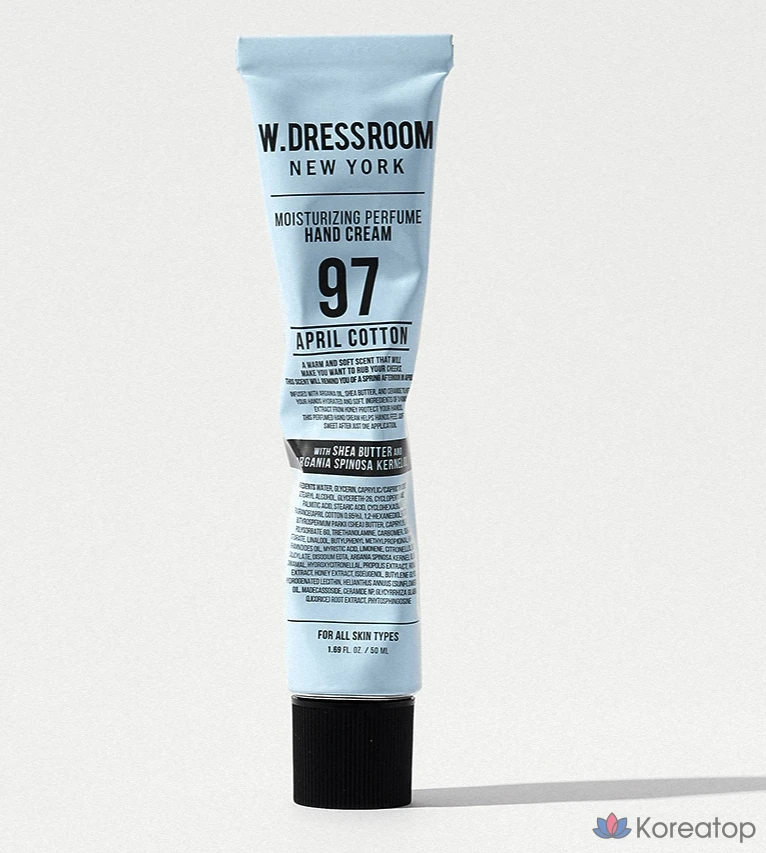 Набор из 4 комплектов: парфюмерный крем для рук W.Dressroom 50 мл, ароматы: 49 «Персиковый цветок» и 97 «Апрельский хлопок»., фото 5