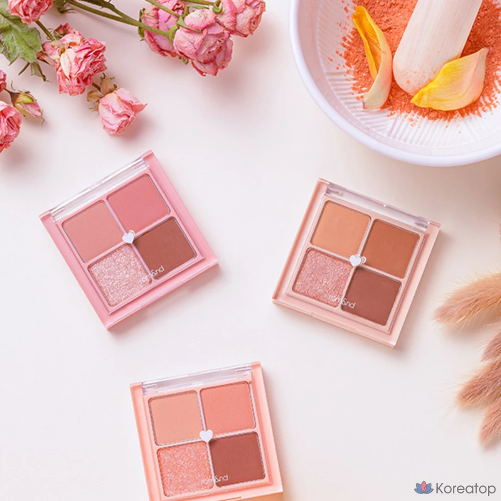 Палетка теней для век ROM&ND Better Than Eyes, оттенок 02 «Сушеная роза», 1 шт.