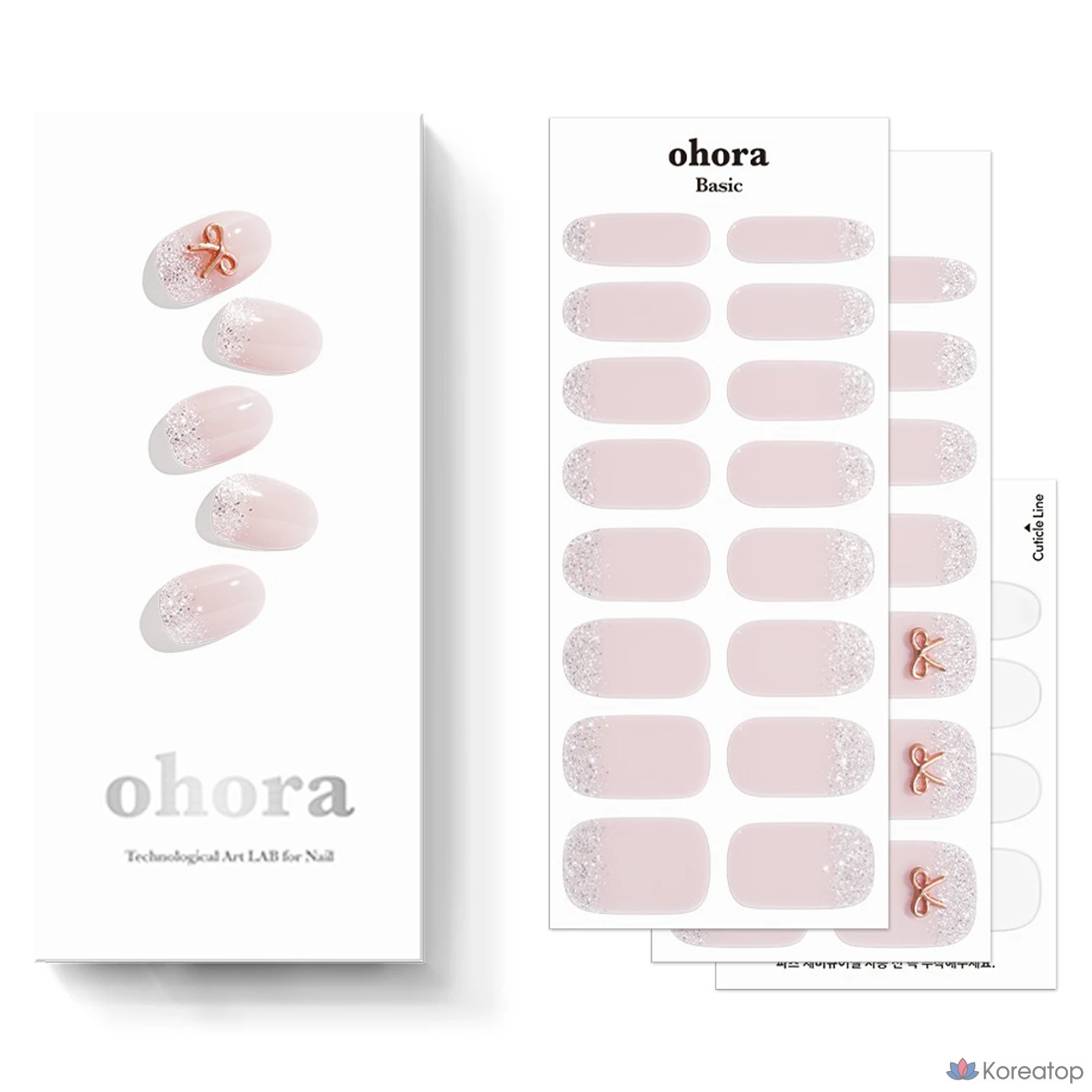 Гель-лак для ногтей Ohora Gel Strip N Twinkle Bell, 1 шт.