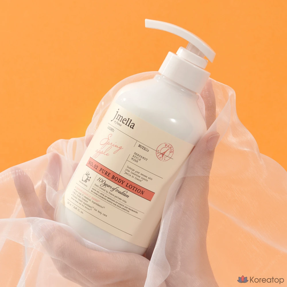 J.Mella Лосьон для тела Pure Spring Apple, 1 шт., 500 мл