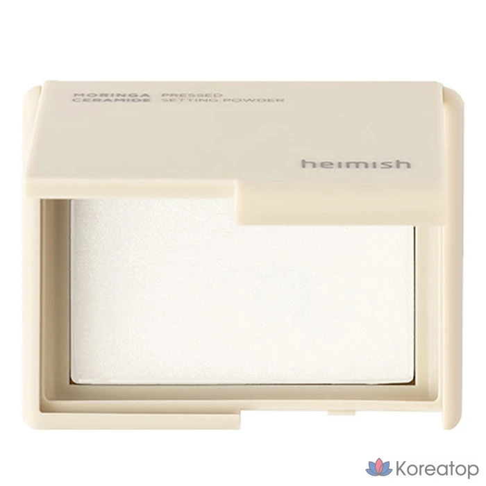 Прессованная фиксирующая пудра Heimish Moringa Ceramide, 5 г, белая, 1 шт.