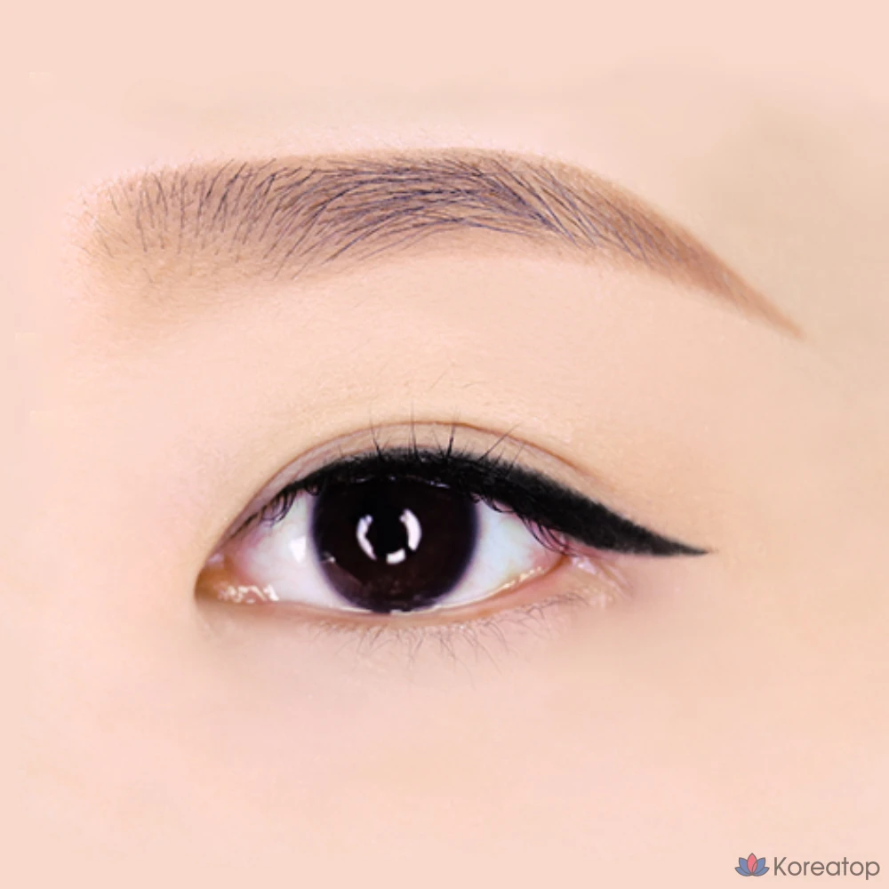 Гелевая подводка для глаз MERZY the First Slim Gel Eyeliner 0.05g, GS1 Black Onyx, 1 шт., фото 3