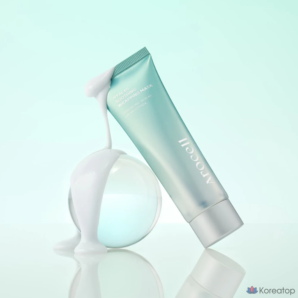 Успокаивающая обертывающая маска Arocell Hyal B5, 80 мл, 1 упаковка, 2 штуки., фото 5