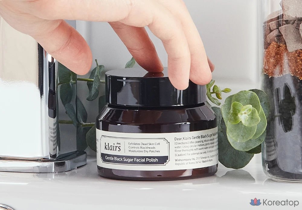 Скраб для лица Dear, Klairs Gentle Black Sugar Facial Polish Scrub, 110 г, 1 шт.