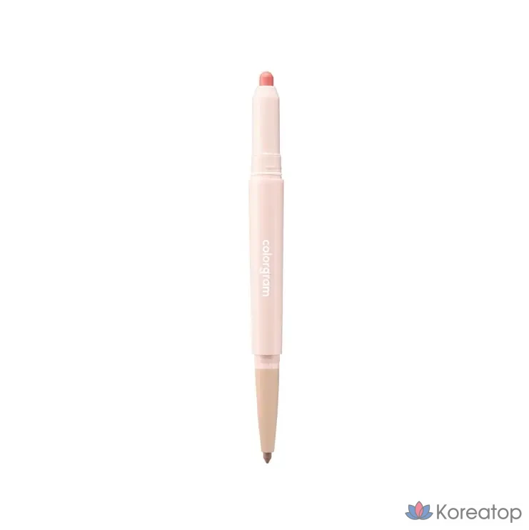 Colorgram All-in-One Dual Overlip Maker Lip Liner Lip Corner Maker Close-fitting Lip Volume, #06_Nudy Rose, 1 шт.
