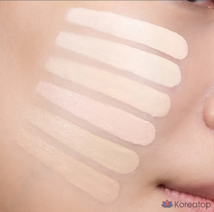 Набор тональных кремов Vanillaco Covericious Ultimate White Cushion Foundation 14 г + сменный блок 14 г, 21 оттенок цвета слоновой кости, 1 шт., фото 9