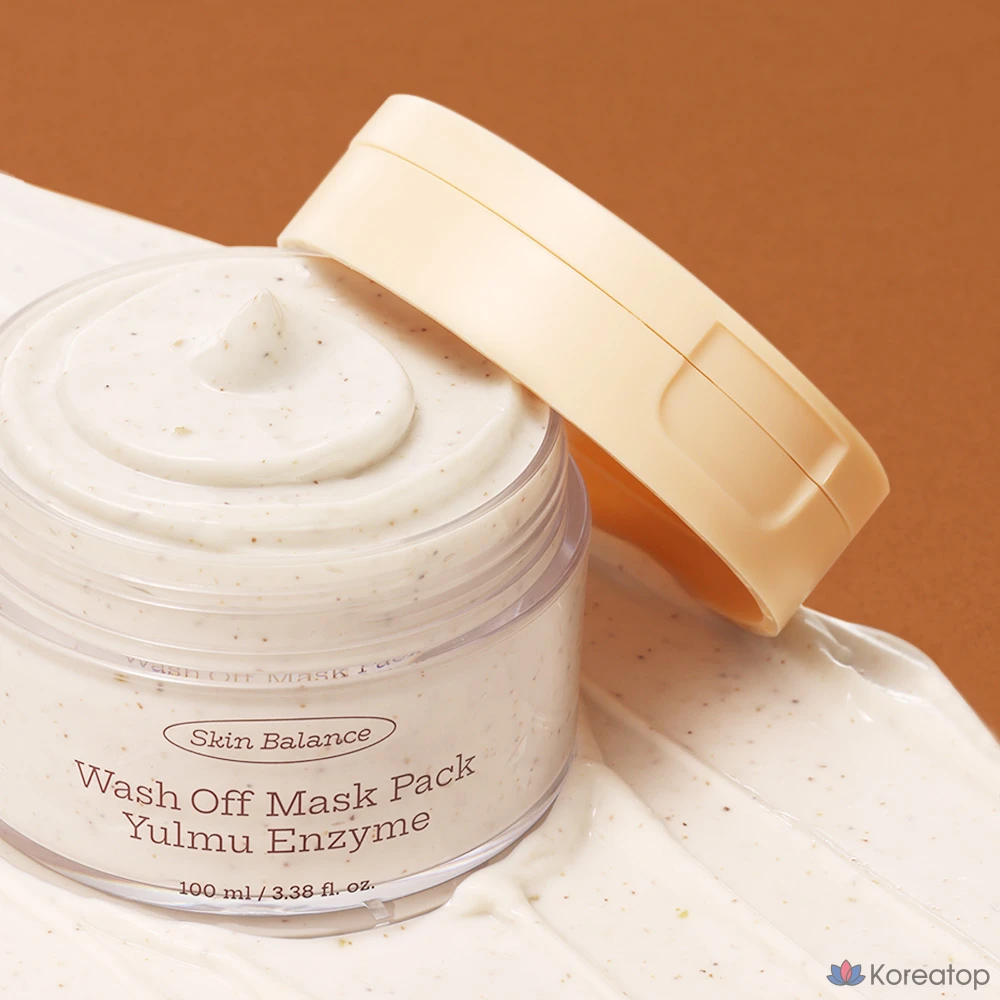 Смываемая энзимная маска для лица Ariel Skin Balance Yulmu, 100 мл, 1 упаковка, 2 штуки., фото 5