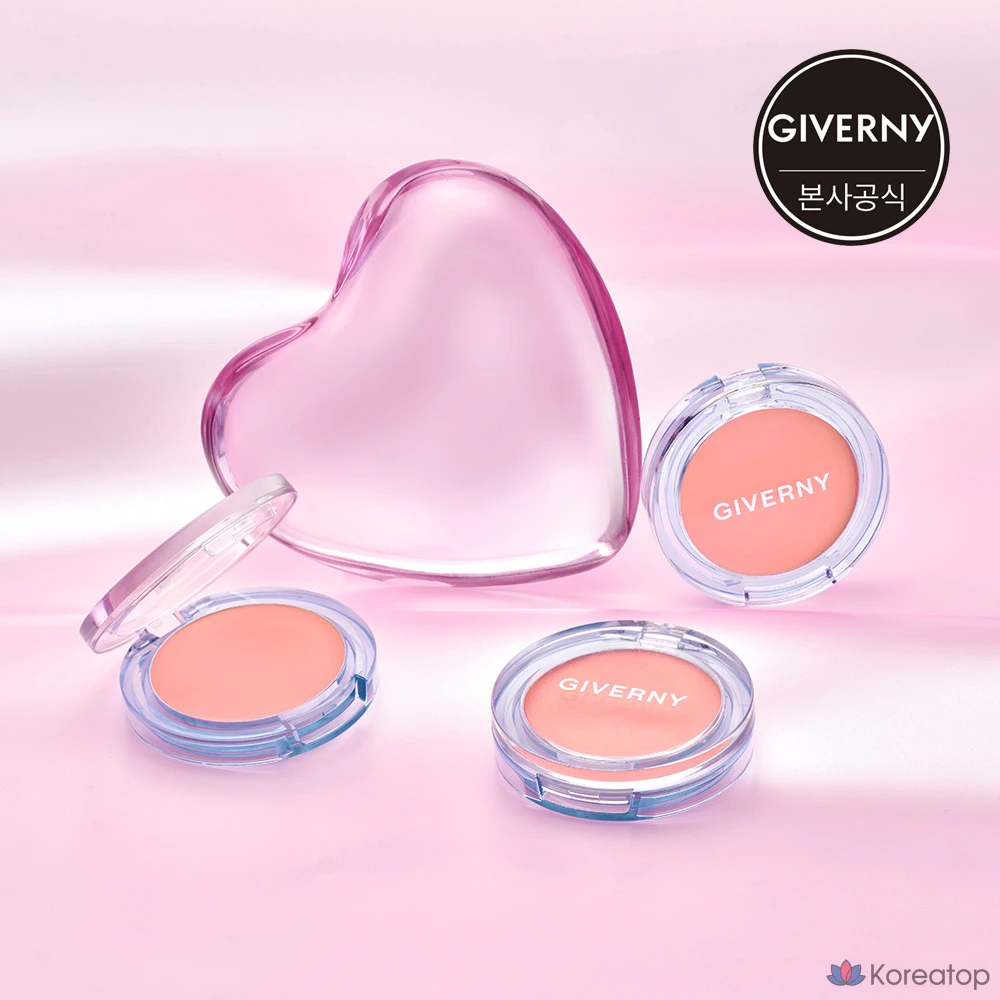 Губки-хайлайтер Giverny Dewy Gel Glow Blusher, Glow Overlay, 1 шт.