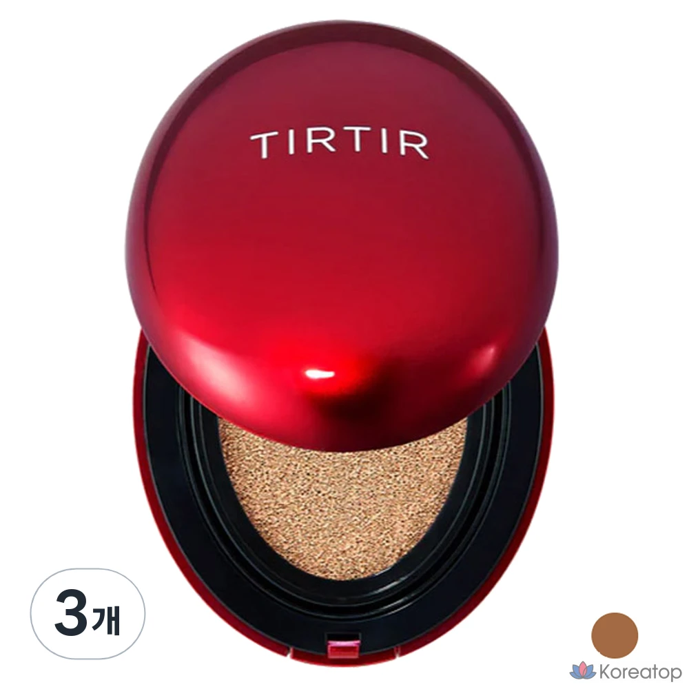 Маска-кушон TirTir Mask Fit Red, 18 г, 3 шт., цвет 43N, насыщенный какао.