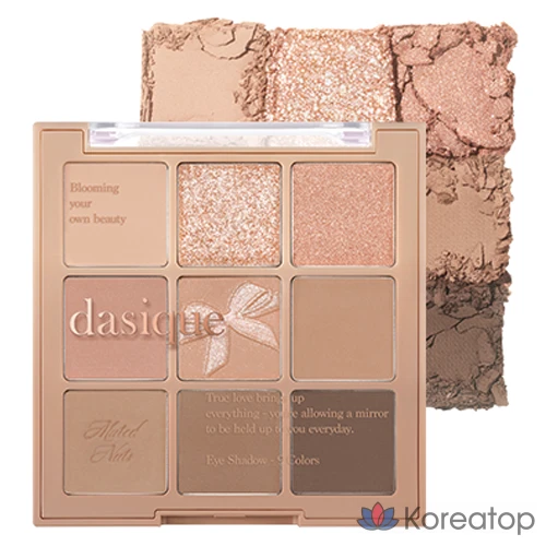 Палетка теней Dasique, 7,5 г, 24 оттенка Muted Nuts, 1 шт.