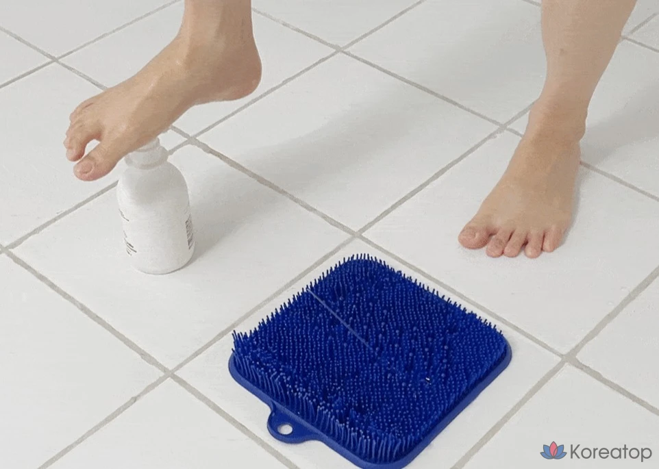 Набор из 4 щеток и шампуня для ног Akei Derma+ Anti-Pollution Foot Shampoo + Brush Set., фото 5