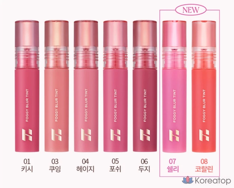 Holika Holika Foggy Blur тинт, оттенок 08 Coraline, 1 шт., фото 4