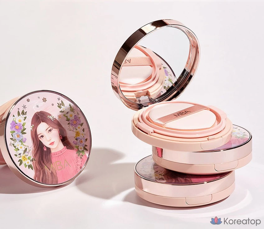 Miba Wang Cushion Season 2 25 г + сменный блок 25 г, № 23 «Успокаивающая кожа», 1 шт., фото 8