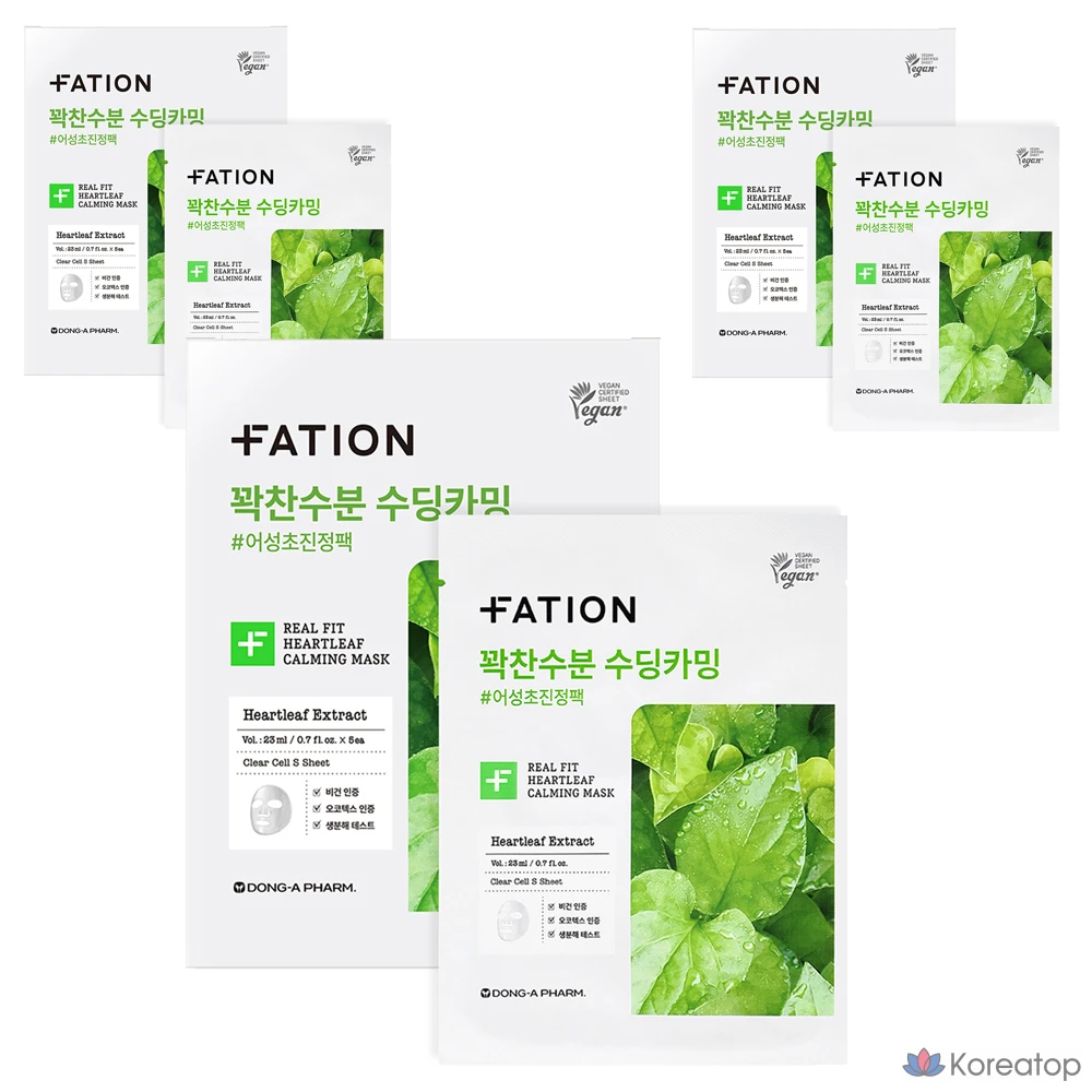 Успокаивающая маска Party On Real Fit Eoseongcho, 23 мл, 5 штук, 3 упаковки