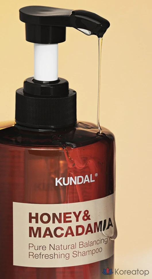 Kundal Honey & Macadamia Nature Шампунь с белым мускусом, 1,058 л, 1 шт., фото 3