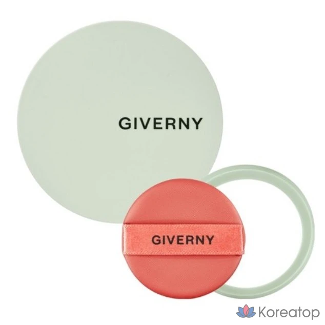 Тональный крем Giverny Close Cover Foundation Mini Portable 64 мм, ЗЕЛЕНЫЙ, 1 шт.