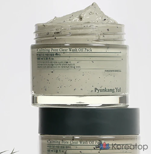 Успокаивающая очищающая маска для пор Pyungangyul, 100 г, 1 упаковка, 2 упаковки, фото 6