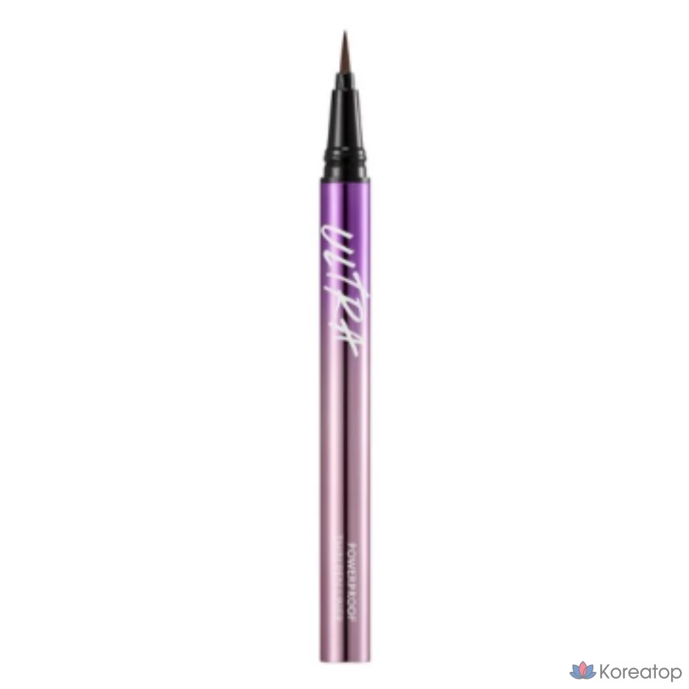 Тонкая подводка для глаз Missha Ultra Powerproof Thin Pen Liner, 0.4g, КОРИЧНЕВАЯ (Темно-коричневая), 1 шт.