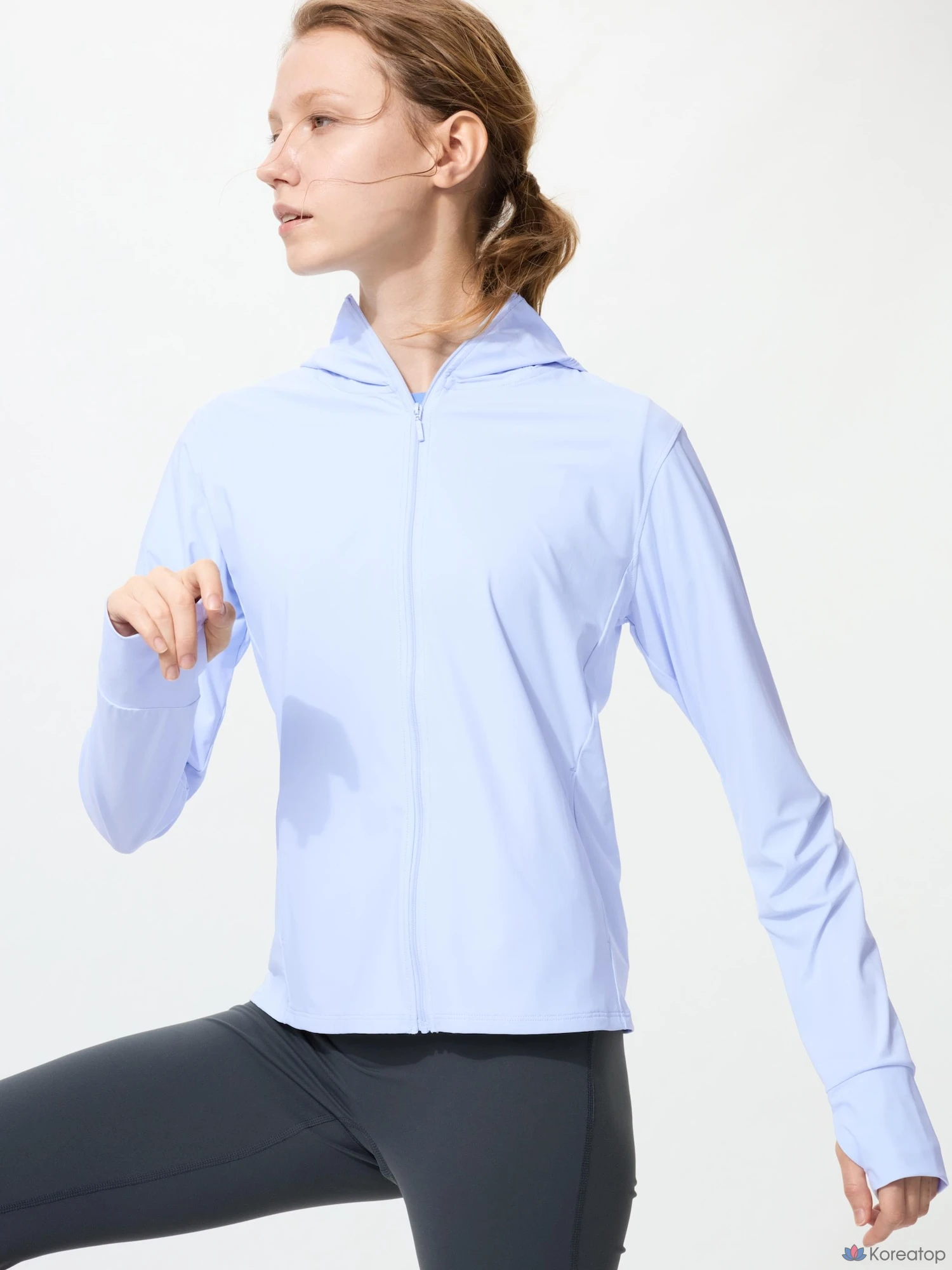 Худи на молнии Uniqlo Ultra Stretch AIRism UV Protection Full-Zip