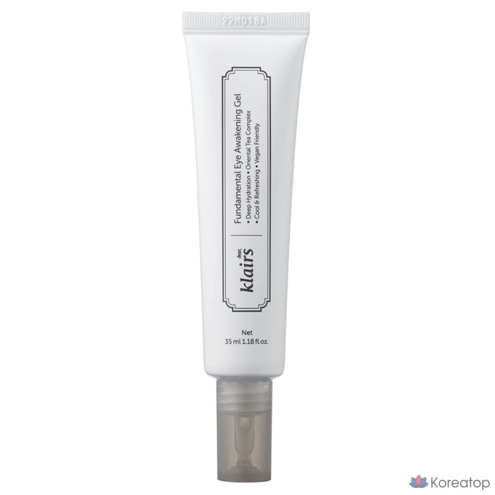 Гель для пробуждения кожи вокруг глаз Dear, Klairs Fundamental, 35 мл, 1 шт.