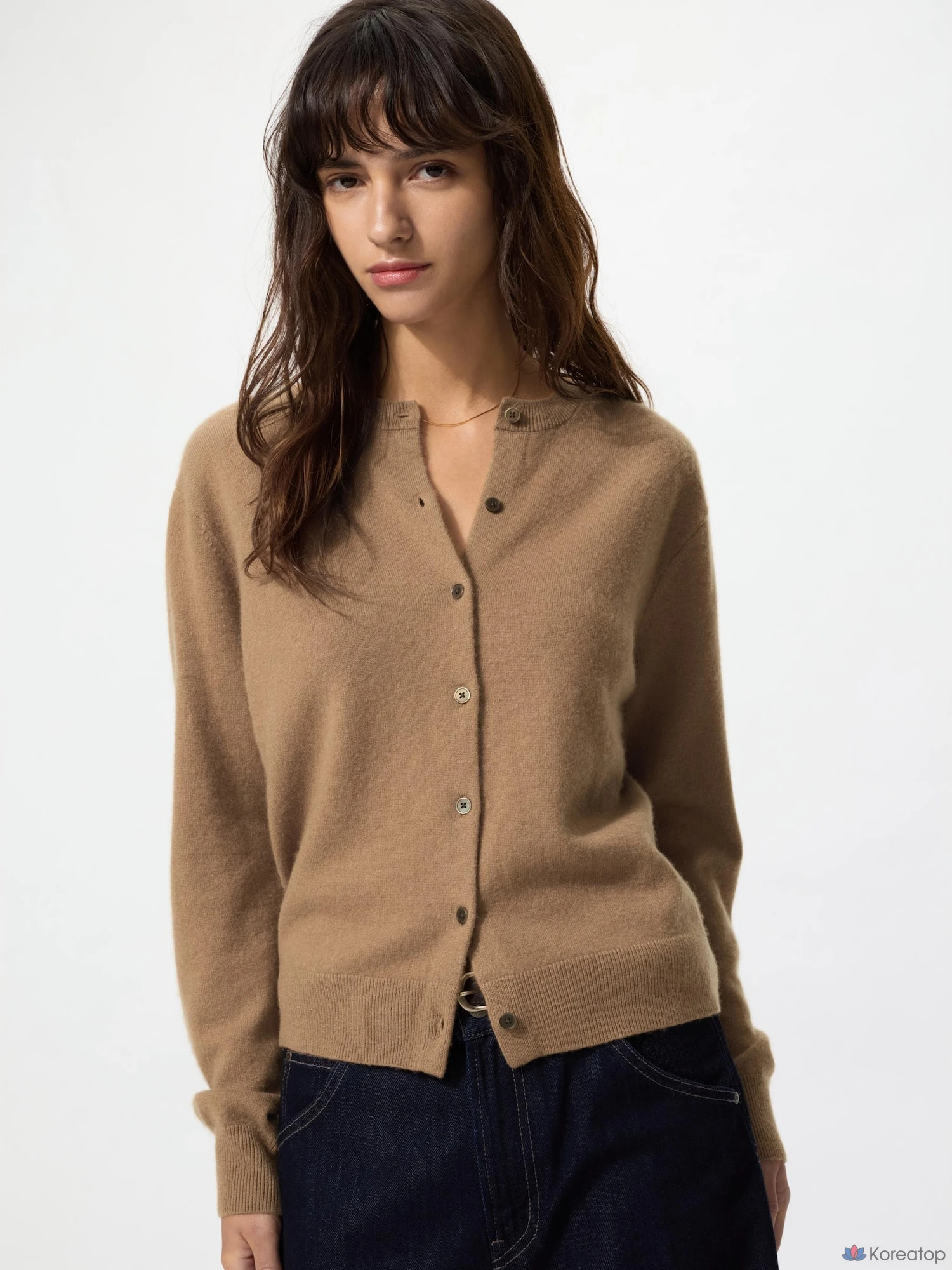Кардиган Uniqlo Cashmere Crew Neck Cardigan