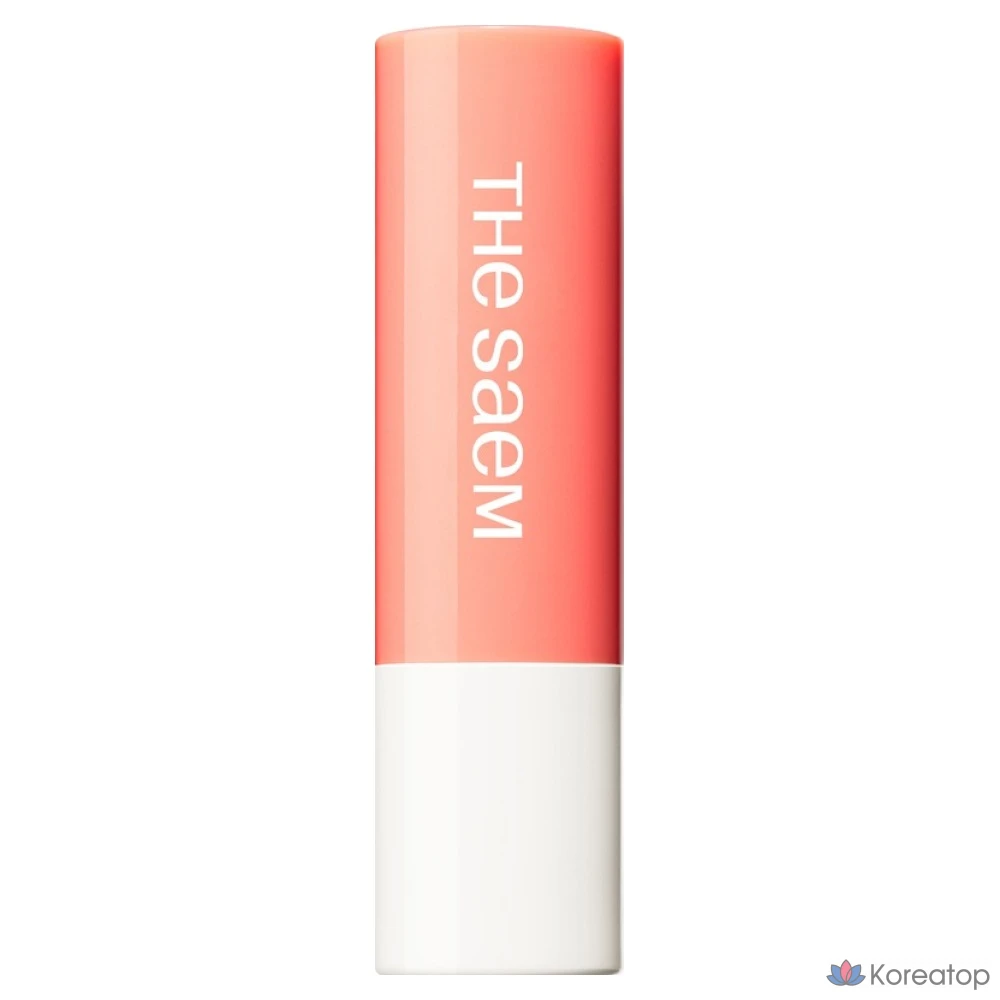 Бальзам для губ The Saem Sammul Essential Tint Lip Balm, CR01 Essential Coral, 4 г, 1 шт.