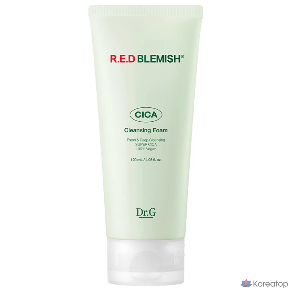 Очищающая пенка Dr.G Red Blemish Cica, 120 мл, 1 шт.