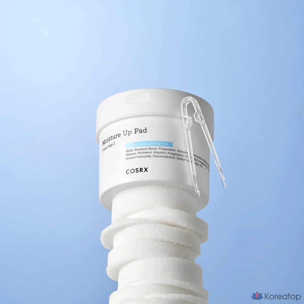Увлажняющие подушечки COSRX One-Step Moisture Up, 140 мл, 70 листов, 1 упаковка.