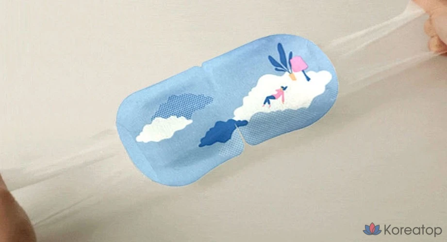 Набор из 5 масок для глаз Steambase Daily Eye Mask с ароматом Cloudy Comforter, 18 штук., фото 7