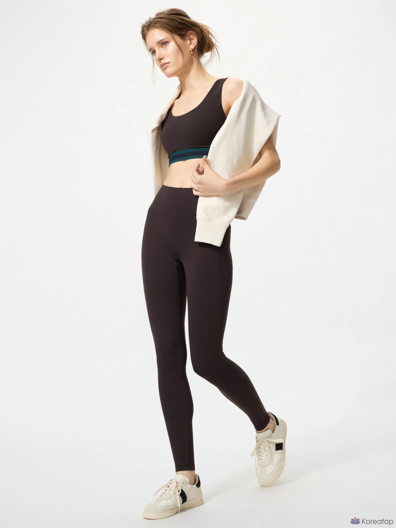 Леггинсы Uniqlo Ultra Stretch Active Leggings, длина 64-67 см, длинные